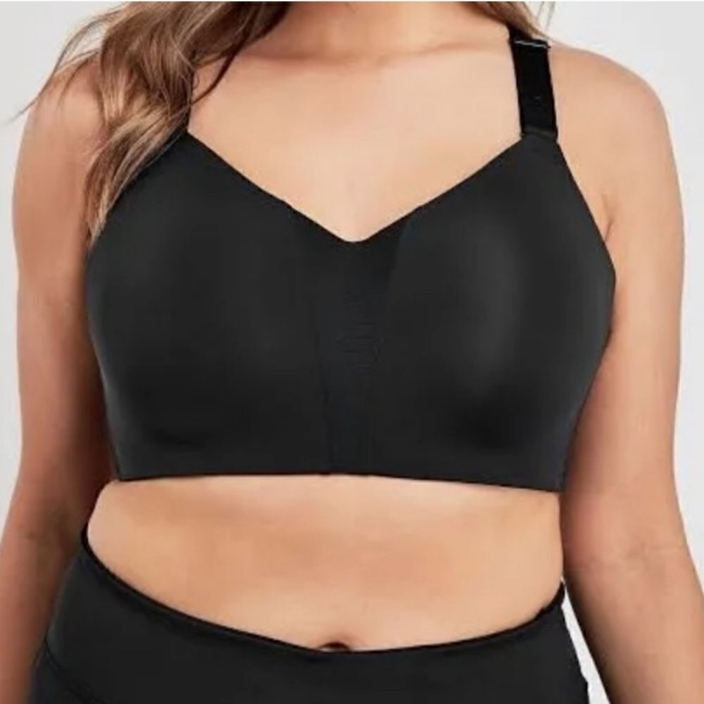 Nike Rival High Support Plus Size Dri-Fit Sport’s Bra Black Size 44D